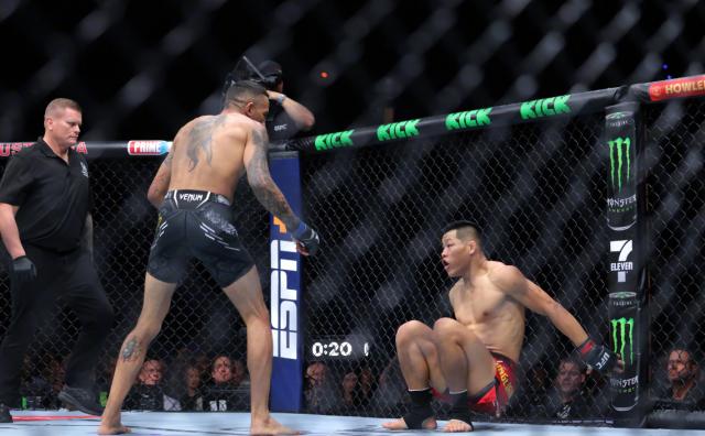 球速中国官网-李景亮回归战被KO 中国男子格斗第一人英雄迟暮